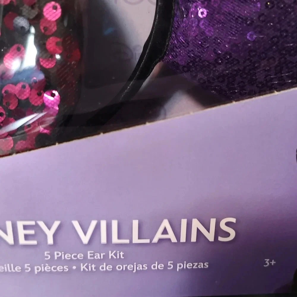 Disney Villains Ears 5-Piece Boxed Set Disney 100 NWT